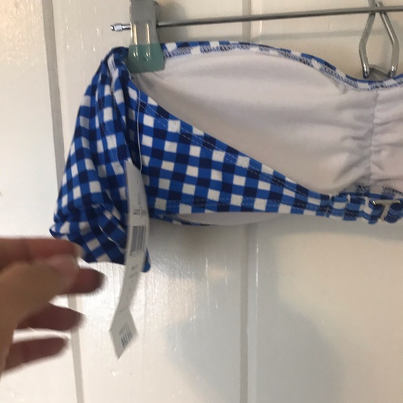 NWT Lauren James Bikini Top M Off Shoulder Bandeau - Picture 6 of 7